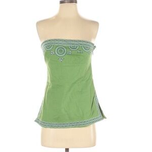 J Crew strapless linen top sz 0